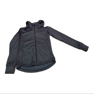 Zella Black Hooded Zip Up Jacket Size M